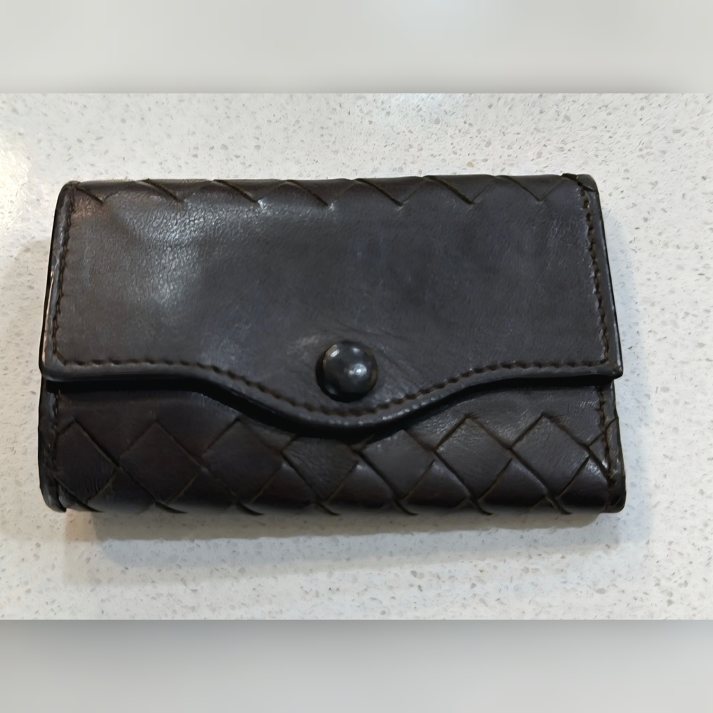 Bottega Veneta Brown Key Holder
